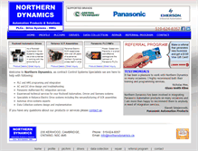 Tablet Screenshot of northerndynamics.ca